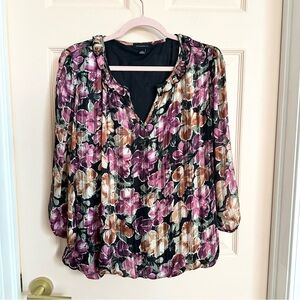 Pink floral Tamara h top